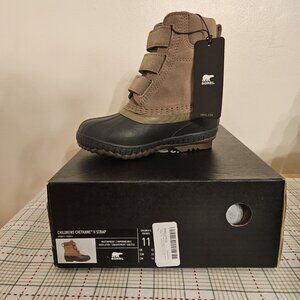 Sorel Kids Cheyanne II Strap Waterproof  Insulated Winter Boot Size 11